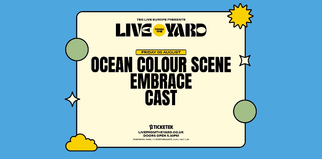 Ocean Colour Scene Live From The Yard tickets Zebedee's Yard