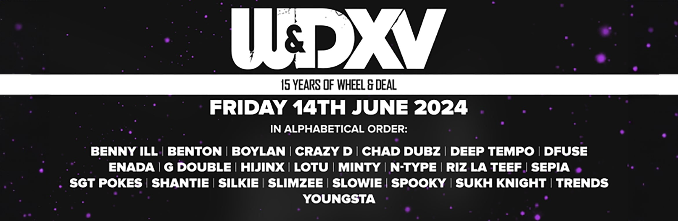 15 Years of Wheel & Deal Records London tickets XOYO Ticketek UK