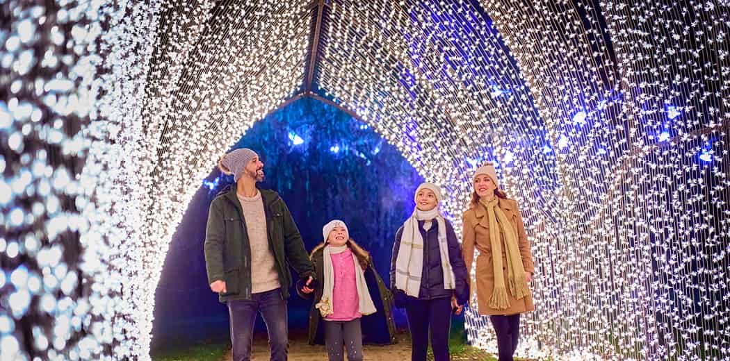 Christmas Light Trails