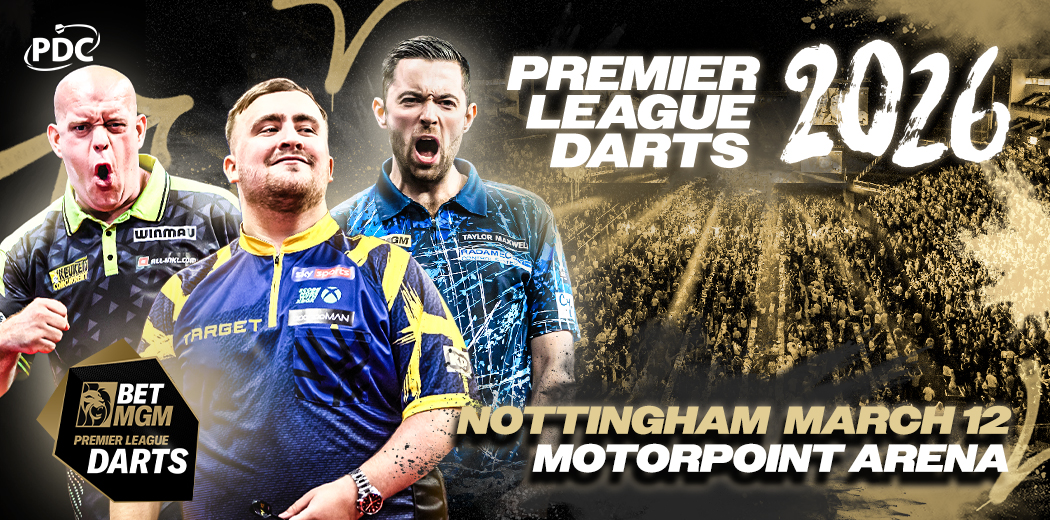 2026 BetMGM Premier League Darts Tickets Motorpoint Arena Ticketek UK