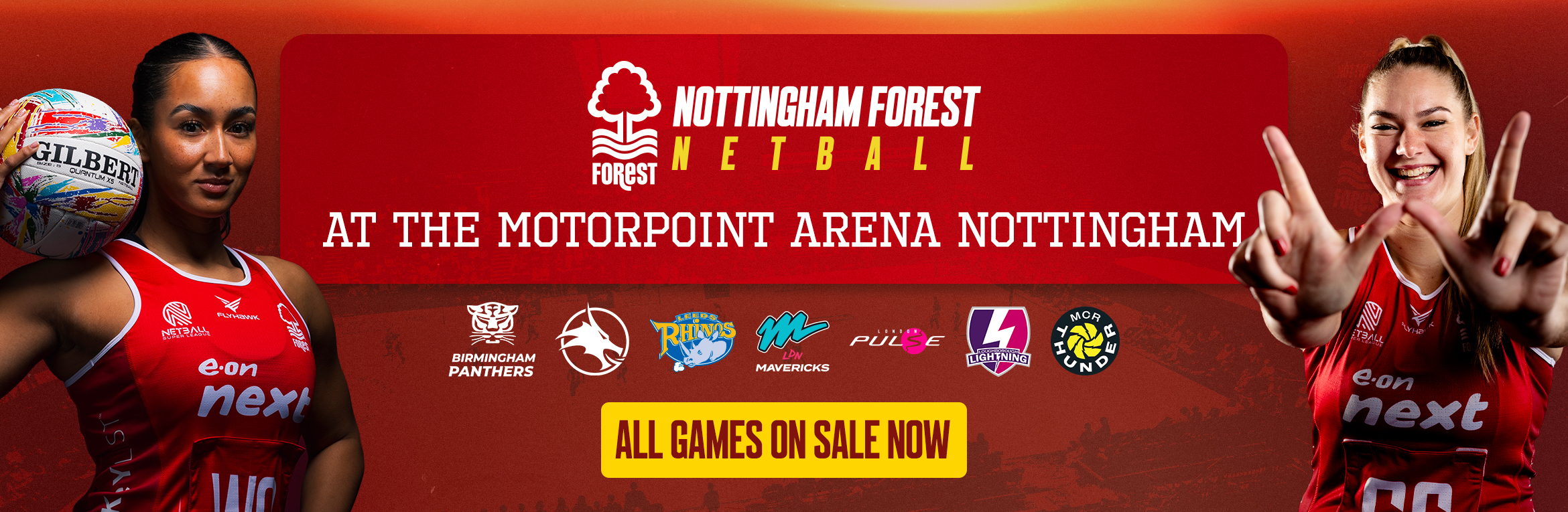 Nottingham Forest Netball - Match Tickets